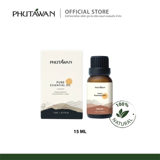 Phutawan 100% Pure Essential oil น้ำมันหอมระเหยแท้ 100% 15ml ( เลือกกลิ่นในตัวเลือก)