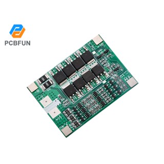 Pcbfun บอร์ดป้องกันแบตเตอรี่ลิเธียม 3S 12V 40A BMS PCB พร้อมที่ชาร์จ