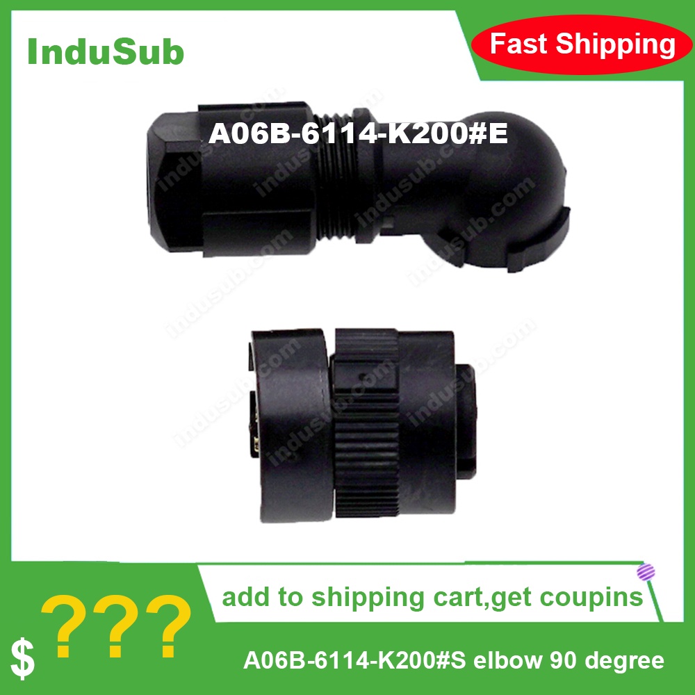 A06B-6114-K200 E สายเบรค 4-core A06B-6114-K200 S Elbow 90 องศา