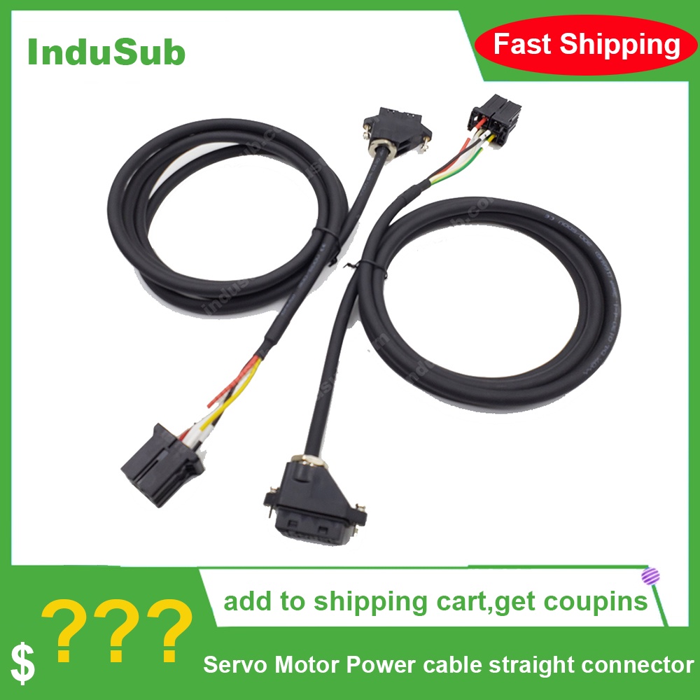 YTH F06B-001-K001-2M F06B-001-K001-3M F06B-001-K001-5M F06B-001-K001-8M Servo มอเตอร์สายไฟตรง 2m 3m 