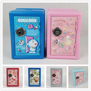 Sanrio Kitty Twin Star Melody Doraemon Minna No Tabo Cinnamoroll กล่องโลหะ สําหรับใส่เครื่องประดับ7066