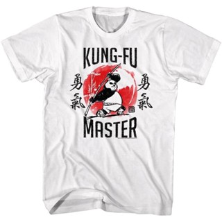 เสื้อยืดแขนสั้นลําลอง ผ้าฝ้าย พิมพ์ลายการ์ตูน Kung Fu Panda Po Master Bamboo Dreamworks พลัสไซซ์ สําหร