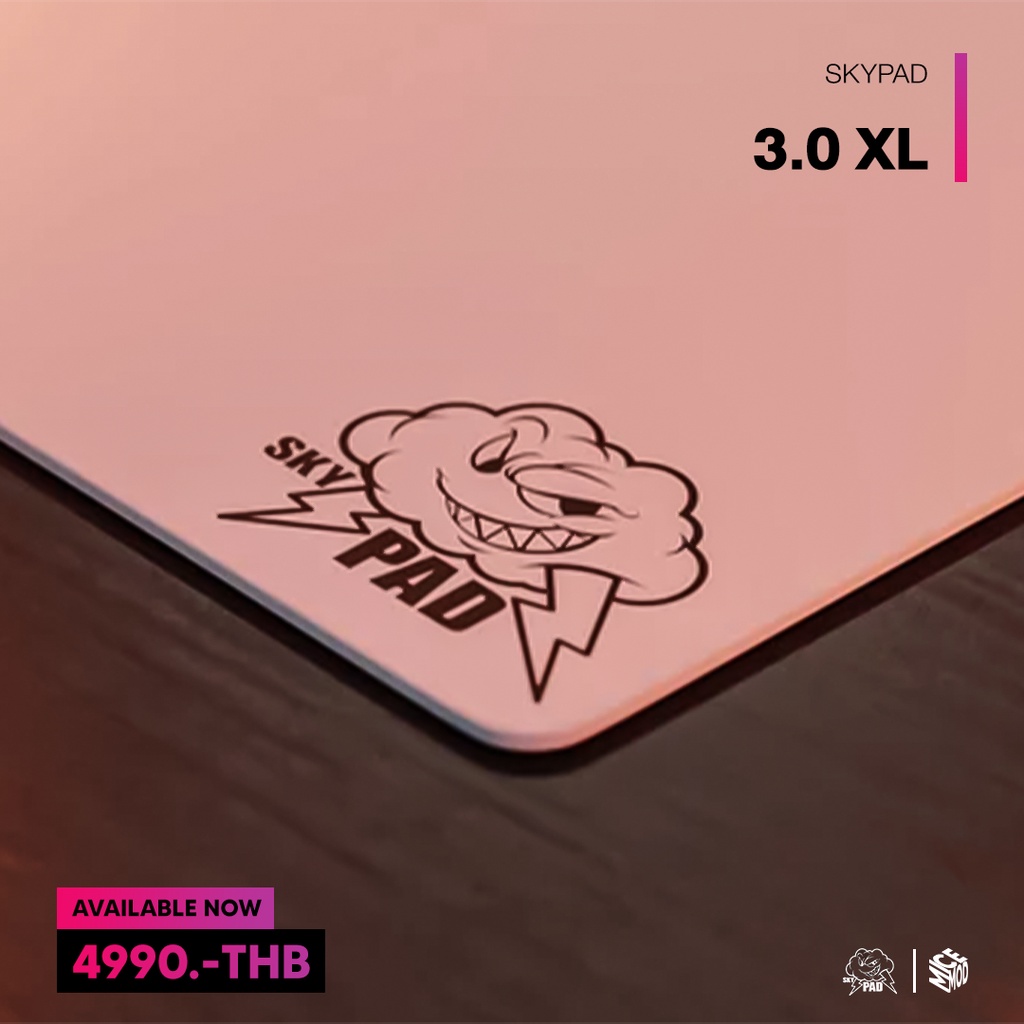 แผ่นรองเมาส์กระจก SkyPAD Glass 3.0 XL