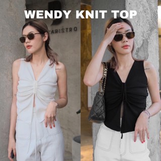 PACHY | Wendy knit top เสื้อไหมพรมแขนกุดรูดหน้า