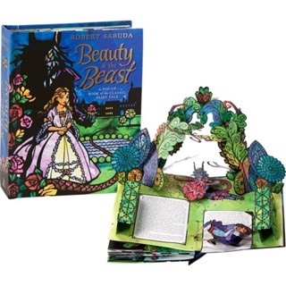 Beauty and the Beast: Pop-Up Book พร้อมส่ง RARE item Collectible pop up Hardback English By Robert Sabuda 9781847386328