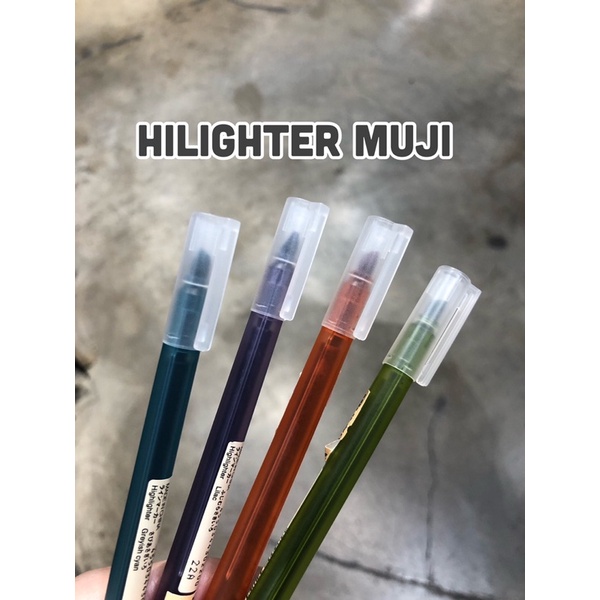 hilighter ปากกา ไฮไลท์ สีสวย ของ muji