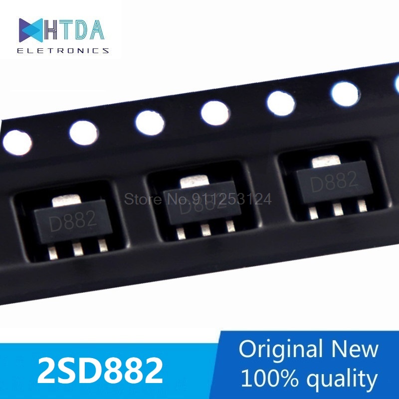50ชิ้น/ล็อต ง882 2SD882 NPN โสต89 .