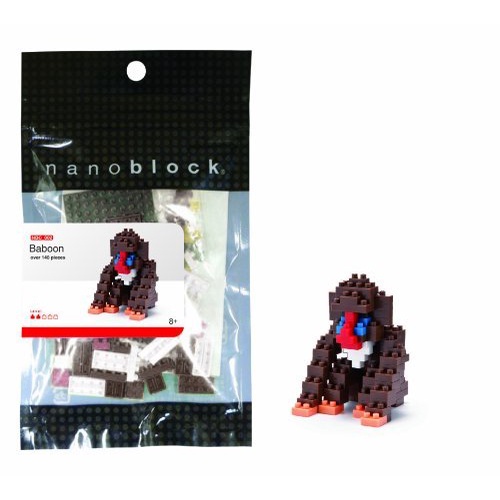Nanoblock Baboon By Nanock [ของเล่น] [นําเข้าคู่ขนาน] [ส่งตรงจากญี่ปุ่น]
