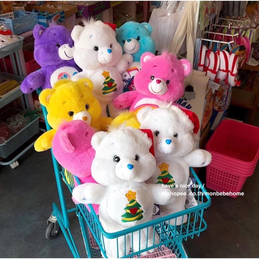 ตุ๊กตาแคร์แบร์คริสต์มาส CareBearน่ารัก หมี ของขวัญคริสต์มาส พร้อมส่ง!!!