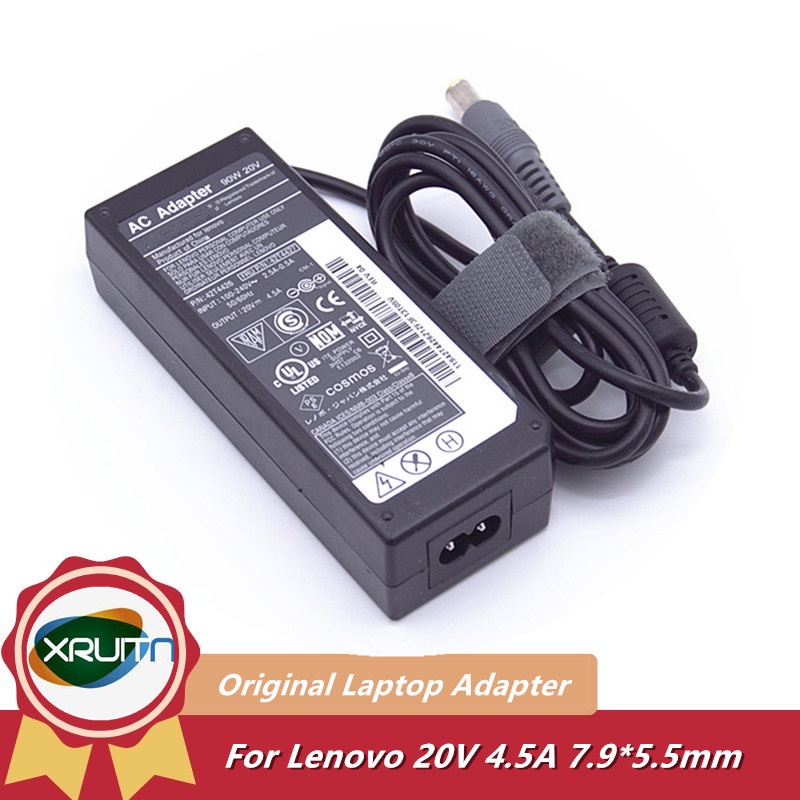 20V 4.5A 7.9*5.5 มม.90W Original Lenovo ThinkPad Z61T Z60 X61s X60 X301 X300 X201i X200S แล็ปท็อป AC