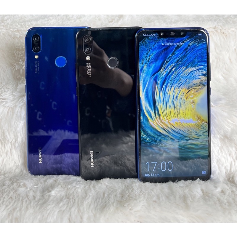 Huawei nova 3i โทรศัพท์มือสองพร้อมใช้งานสภาพสวย ราคาถูก(ฟรีชุดชาร์จ)