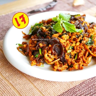 พริกแกงเจ ตราแม่น้อย (ซองปลีก 65ก.) : สารพัดพริกแกงเจ คละชนิด คีโตทานได้ KETO OK