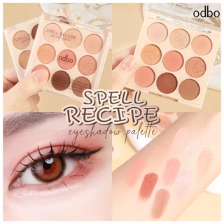 ♦️ของแท้·ส่งด่วน·ถูก♦️Odbo Spell Recipe Eye Color Palette Eyeshadow #OD2005 : โอดีบีโอ อายพาเลท อายแชโดว์ x 1 ชิ้น dayse