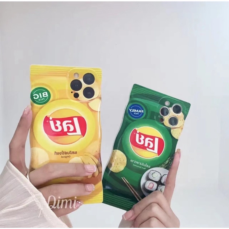 เคสนิ่ม เคสซองขนม สกรีนลาย เคสไอโฟน11  สำหรับรุ่น 7plus 8plus i11promax i12/12pro I12promax i13 i13p
