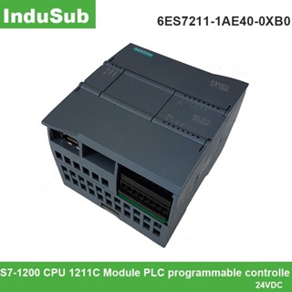 ใหม่ Origianl โมดูลควบคุมโปรแกรมอัตโนมัติ CPU 6ES7211-1AE40-0XB0 PLC SIMATIC S7-1200 1211C PLC 24VDC