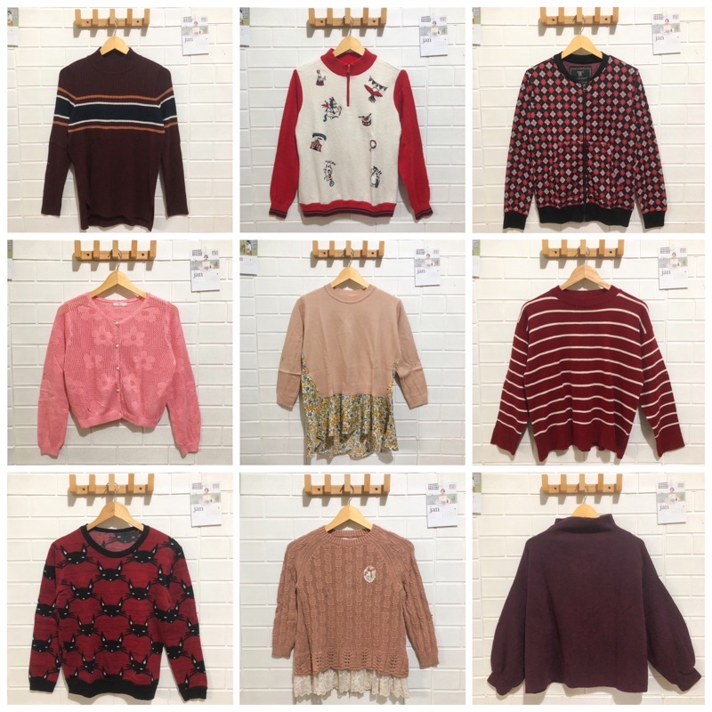 CODE 01-30 03 OCTOBER 2022 KOREAN RIZLASSTUFF THIN KNIT TOP