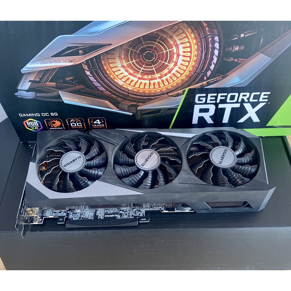 (ผ่อน0%ได้) Gigabyte GeForce RTX 3070 GAMING OC 8G  ประกันร้าน SVOA + Advice  หมด 11-2023