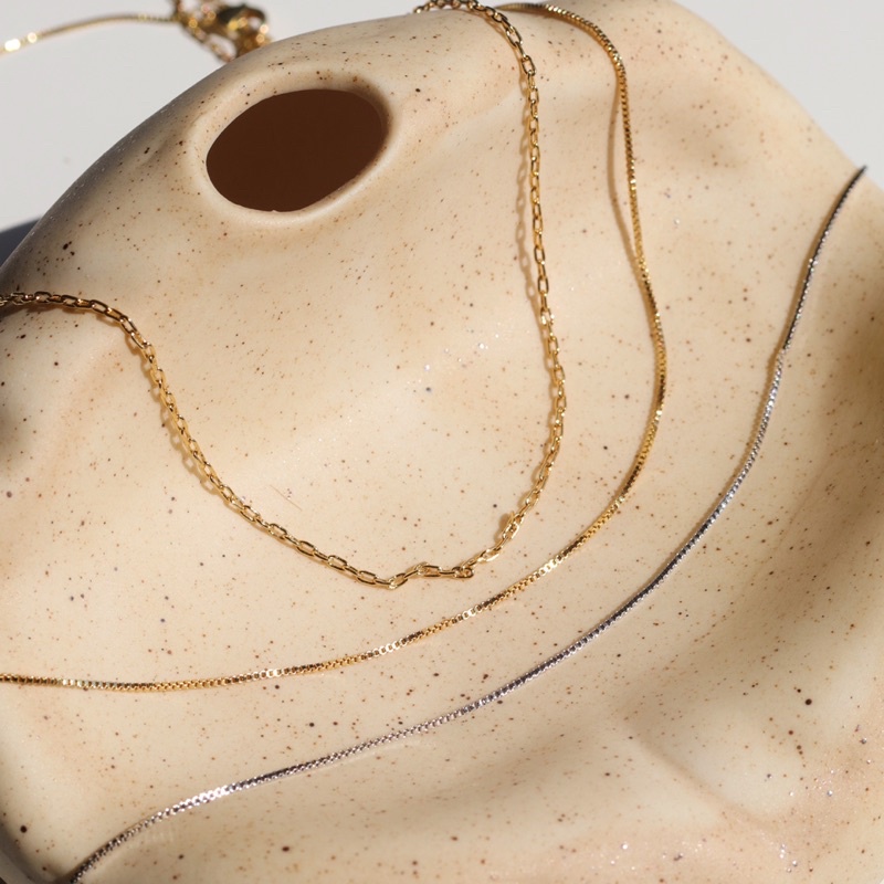 ivowly-necklace สร้อยคอ nickel-free แพ้ง่ายใส่ได้