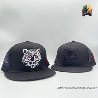 หมวก ลาย Tiger HipHop Snapback ลายเสือ  หมวกปีกกว้าง หมวกแฟชั่นเกาหลี ใส่เท่ๆ านคุณภาพ 100% Cap Fashion