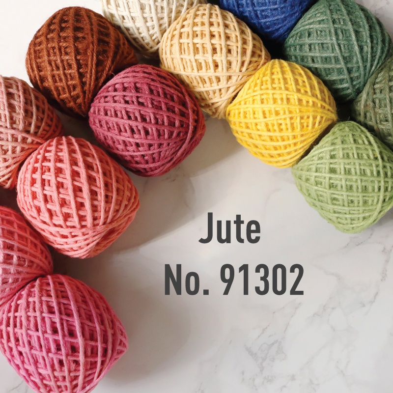 MOMOTARA No. 91302 เชือก เชือกปอ Fancy Yarn ขนาด 0.5 CM ยาว 50 หลา