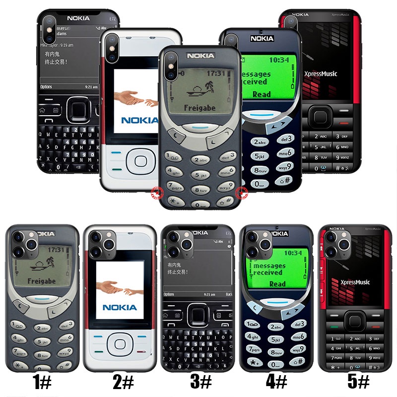 Case for iPhone SE XR 5 5s 6 6s 7 8 Plus 11 Pro Max AOI66 Nokia Retro Style