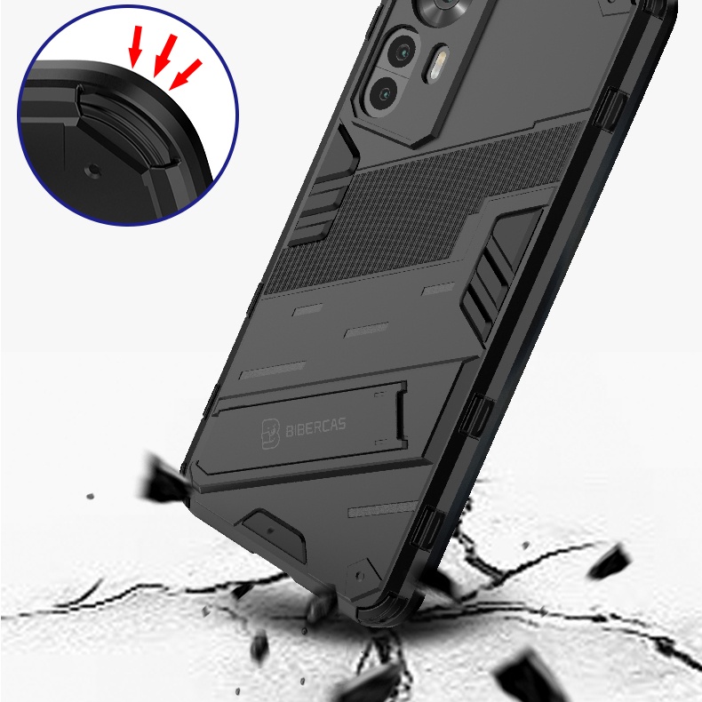 Lenuo เคสโทรศัพท์มือถือ กันกระแทก ป้องกันกล้อง พับได้ พร้อมขาตั้ง สไตล์ไซเบอร์พังก์ สําหรับ Xiaomi 12T 11T 13 Pro 13 Lite civi 2 กระเป๋ามือถือ - รูปที่ 6