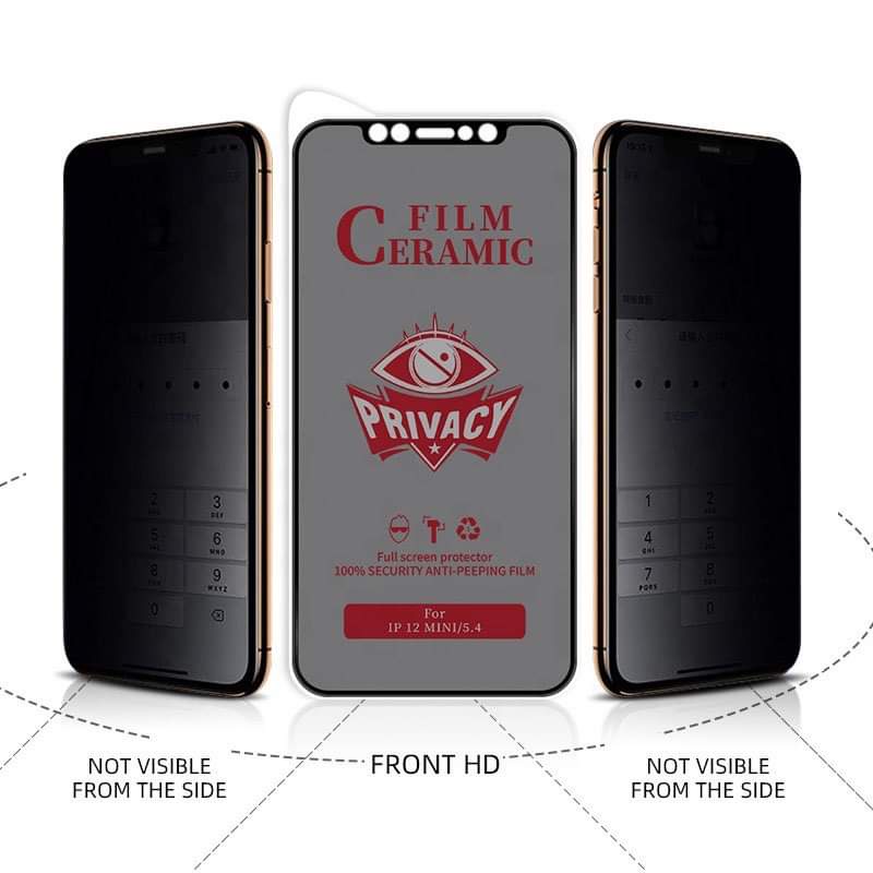 ฟิล์มเซรามิก กันเสือก กันมองเต็มจอ Vivo รุ่น Y01,Y1s,Y02s,Y3s,Y11,Y12a,Y15,Y17,Y19,Y20,Y21,Y30,Y31,Y33s,Y50,Y52,Y72, Y76 - รูปที่ 2