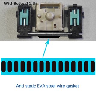 Better 1Set Mechanical Keyboard Steel Plate Satellite Shaft Repair Gasket Teflon Satellite Shaft Lower Pad Stabilizer Pad Tool .