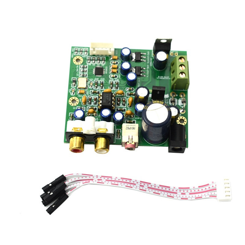 DLHiFi DAC Decoder ES9018K2M ES9018 I2S Input Decoding Board With Cable DAC Supports IIS-32bit 384K 