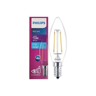 หลอด LED PHILIPS B35 CLASSIC 4 วัตต์ COOLDAYLIGHT E14