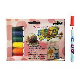 Marvy Uchida Fabric Marker (6 สี)