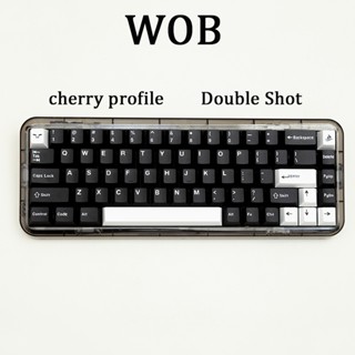 【173keys】WOB keycaps Double shot Cherry profile PBT material mechanical keyboard keycap set