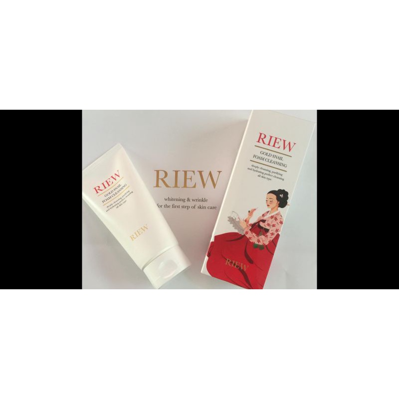 RIEW GOLD SNAIL FOAM CLEANSING