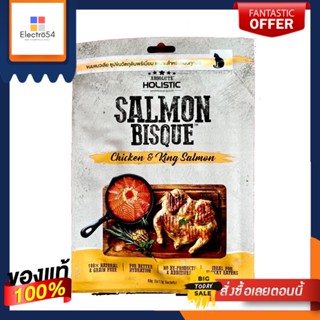 แอพโซลูท ซุปไก่และแซลมอน 60 กรัมABSOLUTEHOLISTICBISQUECHICKEN+SALMON 60G