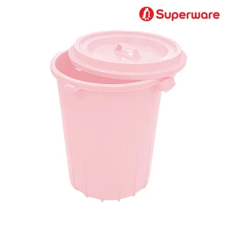 Superware ถังน้ำพลาสติก แบบกลมมีฝาปิดล็อค 16 แกลลอน (60 ลิตร) รุ่น M-35