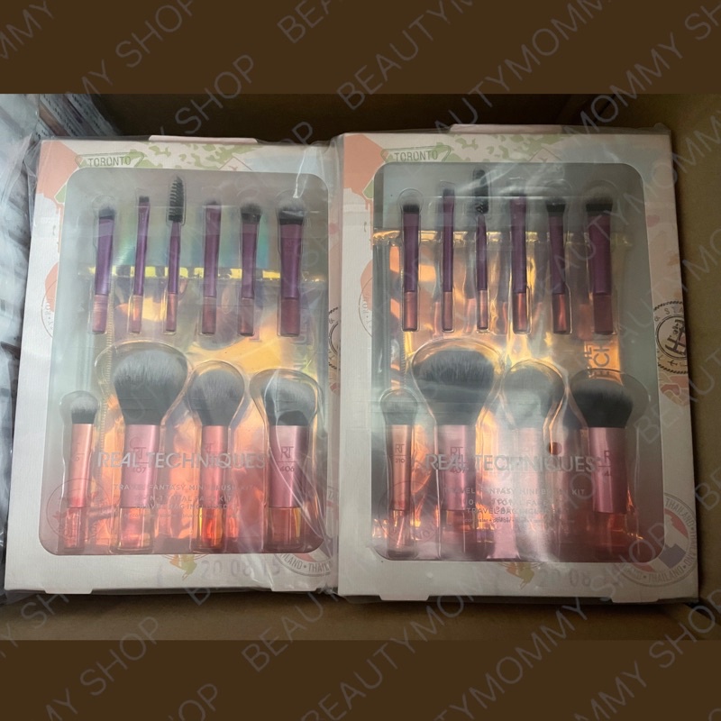 แท้ชัวร์!REAL TECHNIQUES Travel Fantasy Mini/ The Wanderer Makeup Brush Kit Set Limited Edition! พร้อมกระเป๋าใส่แปรง - รูปที่ 7