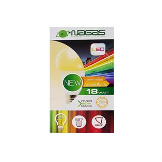 หลอด LED ECO Bulb NAGAS 18 วัตต์ WARM WHITE E27