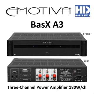 Emotiva BasX A3 Three-Channel Power Amplifier