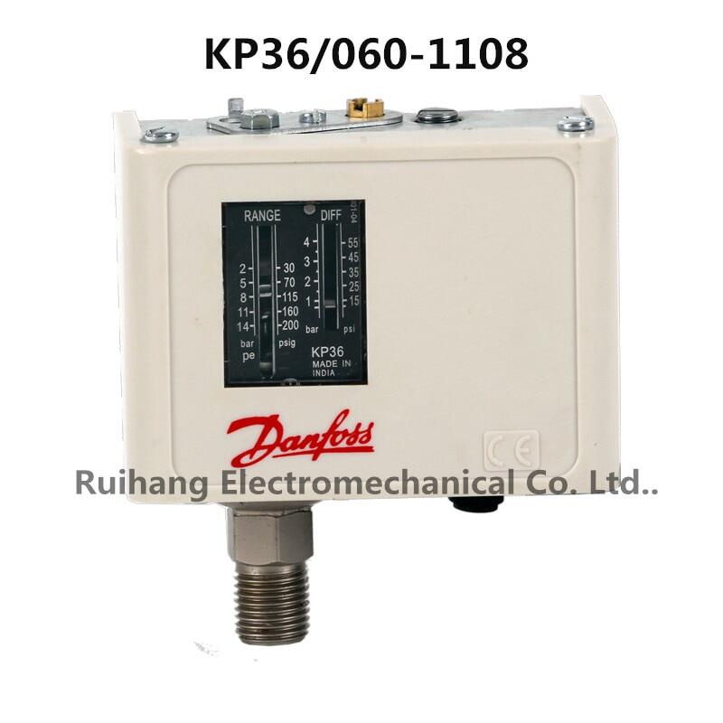 Kp36 060-1108 Danfoss Pressure Controller Kp36 060-110866 สวิตช์แรงดัน