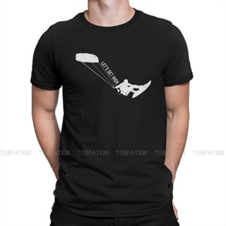 เสื้อยืดแขนสั้นลําลอง พิมพ์ลาย Kitesurfers Lets Get High สําหรับผู้ชายS-5XL