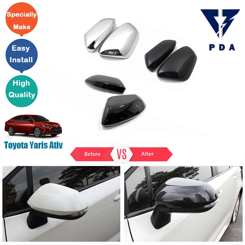 คิ้วกันฝนกระจกมองหลัง Toyota Yaris Ativ