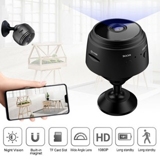 กล้องวงจรปิดไร้สาย 1080P Mini HD WIFI CCTV รักษาความปลอดภัยในบ้าน