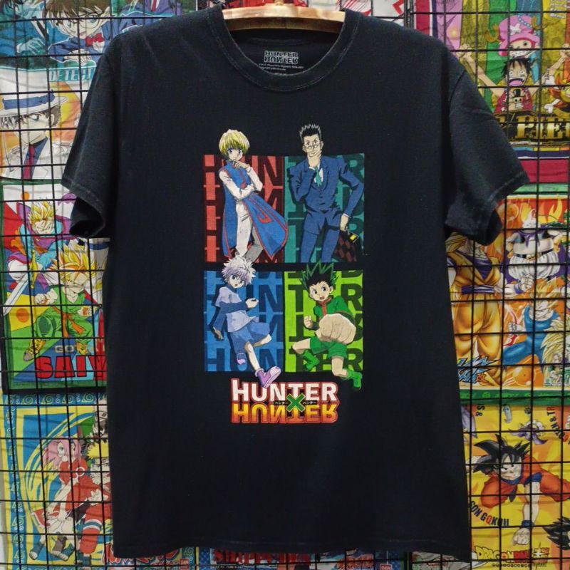 เสื้อยืดมือสอง Usa การ์ตูนวินเทจ Hunter X Hunter 00's Size M.อก20/ยาว27.5