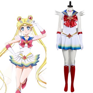 เครื่องแต่งกายคอสเพลย์ ชุดเทศกาลฮาโลวีน Sailor Moon Eternal Usagi Tsukino