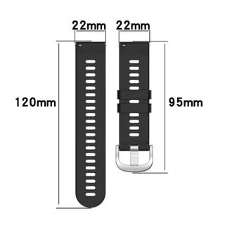 🇹🇭สาย Garmin Forerunner255/265/255sMusic และสำหรับ Garminขนาดสาย 18,20,22mmสายซิลิโคน ตะขอมีโลโก้กามิน ส่งไวทุกวันจากไทย