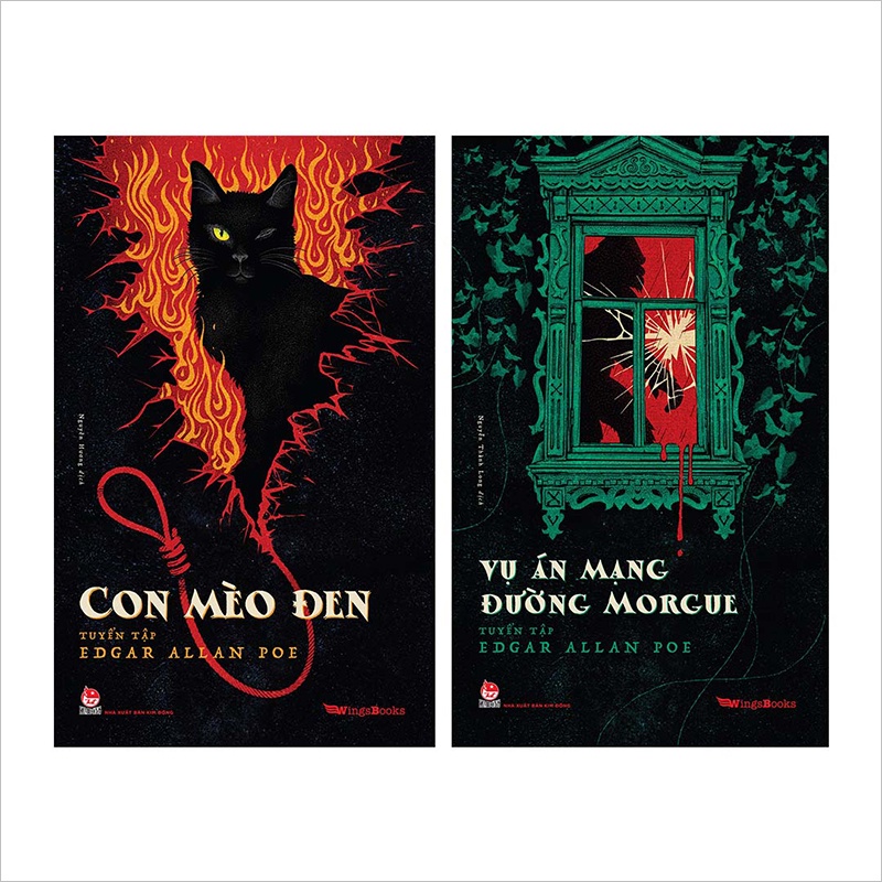 หนังสือ - Edgar Allan Poe Collection Combo - The Black Cat + The Morgue Murders (2 เล่ม)