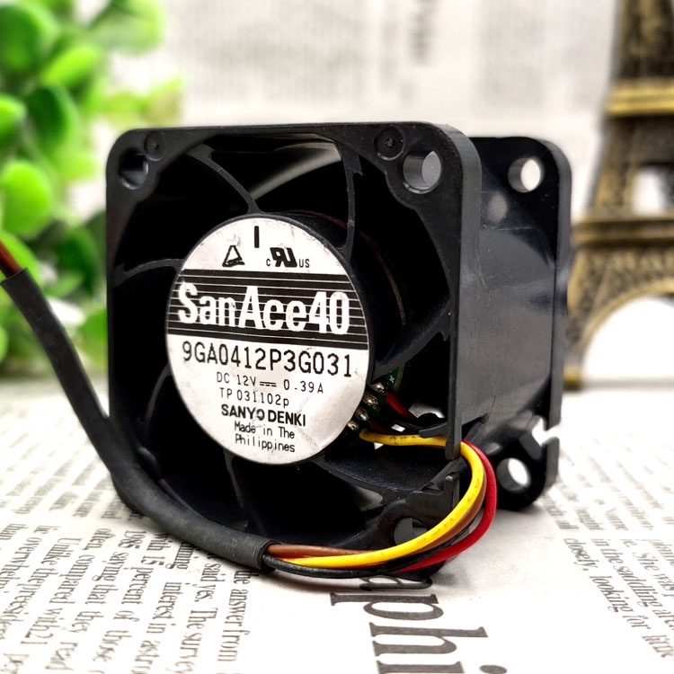 YTH 9GA0412P3G031 4028 4CM 12V0.39A SERVER PWM COOLING FAN