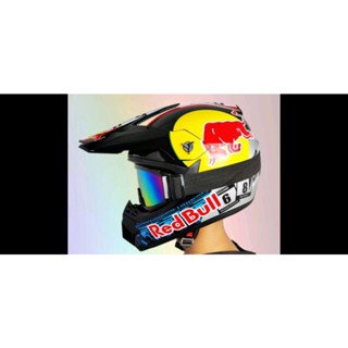 หมวกนิรภัย จักรยานเสือภูเขา MTB ลายRed Bull