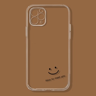 Small smiling faces เคสไอโฟน iPhone 14 12 14 pro Xr Xs X max เคส iPhone 8พลัส 13 11 pro max phone case นิ่ม 7plus 8plus