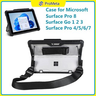 เคสป้องกัน สําหรับ Microsoft Surface pro case pro 9 8 7 6 5 4  7 plus Go 2 Go 3 พร้อมที่ใส่ปากกา ทนทาน